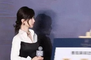 杨紫拼接套裙活动照曝光，甜美笑容尽显优雅气质