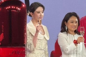 刘亦菲资生堂高定造型惊艳，38岁天仙美出新高度
