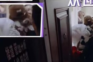 韩庚带妻子卢靖姗回东北老家，继父首次亮相引关注