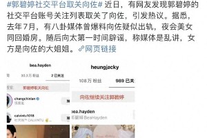 郭碧婷向佐疑似婚变？9个月未同框引猜测